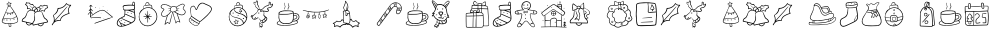 Christmas Thing preview for ChristmasThing Font