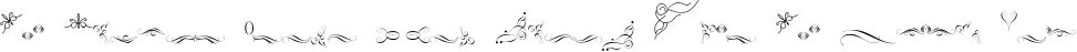 Graphitel Ornamen ttf preview for Graphitel Script Plus Ornament