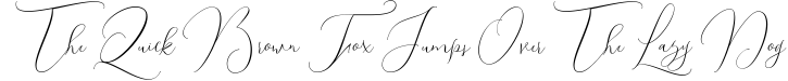 Font preview for Shailene Script Font