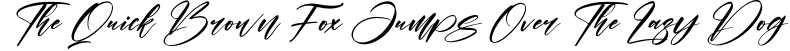 Belistic Kaldera Italic preview for Belistic Kaldera - Beautiful Signature Font