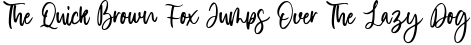 Font preview for Violetail Modern Handwritten Font