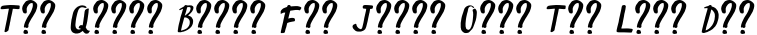 OriginalBurger-Regular preview for Original Burger Font