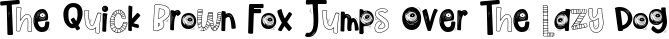 Font preview for PN Cowberry Scary