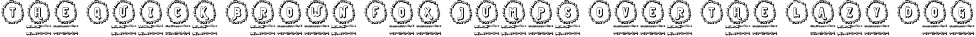 Font preview for Bone Halloween Monogram