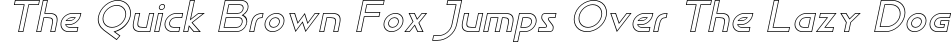 Rodeca Slant Outline preview for Rodeca