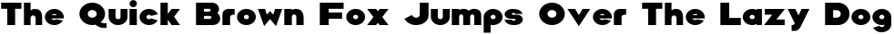 Font preview for The Forest. Sans serif bold otf font