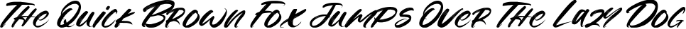 Font preview for Brassy