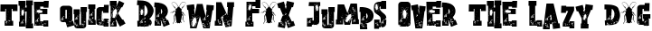 Font preview for ZP Cockroach Serif