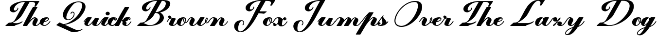Font preview for Lustavia Script