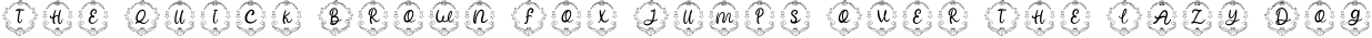 Font preview for Starsea Monogram