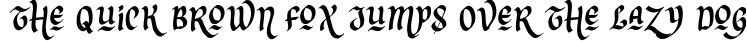 Font preview for Forestine - Stylish Blackletter