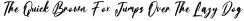 Simstary preview for Simstary Brush Script Font