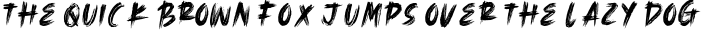 Font preview for Broad Gauge - SVG Font