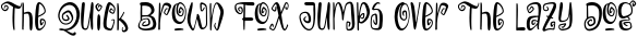 Font preview for Angleas Font