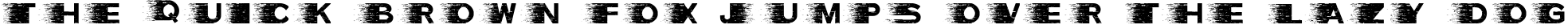 Font preview for Line Dissipate Speed Font