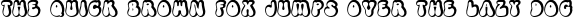 BFCFunkyRetroShdw preview for FUNKY RETRO SHADOW Retro Bubble Font