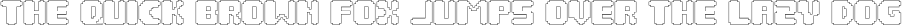 Shape Bit Outline preview for Shape Bit - Pixel Font