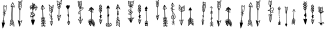 Arrows-Regular preview for Arrow Font - Ornaments 