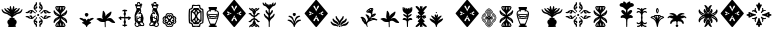 LA DE CHANE Icon preview for LA DE CHANE Display Font
