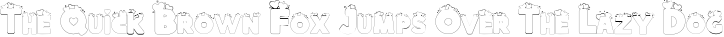 BeMineOutlineFont-Regular preview for Be Mine Heart Font