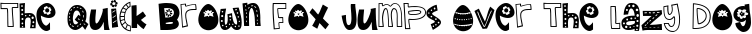 Font preview for ZP Hoppity