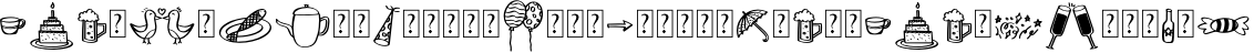Star de Fete Dingbat preview for Star de Fete | Handwritten Font