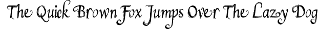 Font preview for PN Drac's Wife