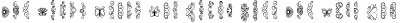 Font preview for Hand Drawn Flourishes