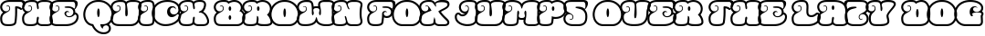 Space Majestic Outline preview for Space Majestic - Display Retro Font