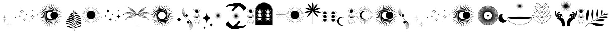 Qrada Icon preview for Qrada Classy Font