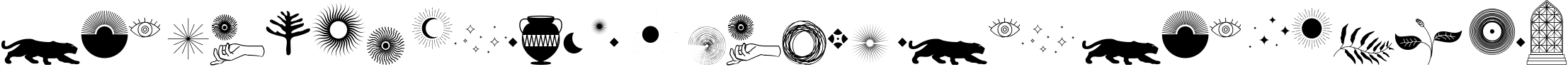 Ahganirya Icon preview for Ahganirya Serif Font