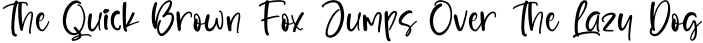 Font preview for Glistening Rhythm - Bold Handwritten Font
