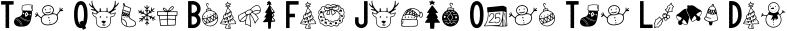 Snowman preview for Snowman Font