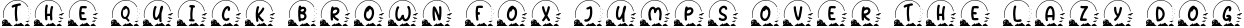 Font preview for Nocturnal Halloween Monogram