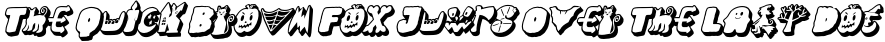 Spooky Market Extrude Italic preview for Spooky Market - Bold and Spooky Decorative