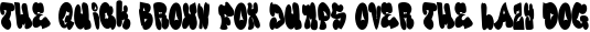 Font preview for Gleeful