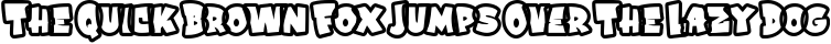 Blood Blaster Outline preview for Blood Blaster a Bouncy Cartoon Font
