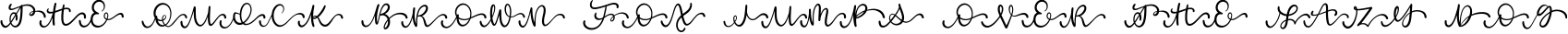 Font preview for Linking Monogram Font - Linking Letters