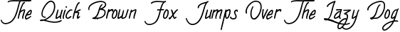 The Mossmof preview for The Mossmof Monoline Script Font