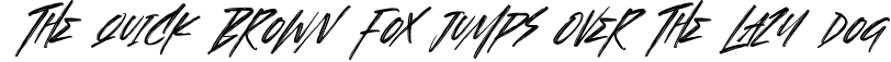 DemonicEcho-Italic preview for Demonic Echo - Bold Brush Calligraphy Font