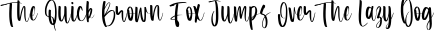 Font preview for Nightside - Cool Handletter Font