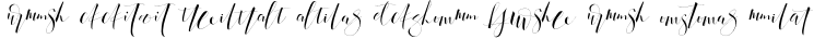 BoutiqueparisLigature-Regular preview for Boutique Paris - Modern Script