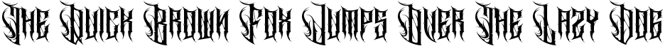 Font preview for Cathedrave