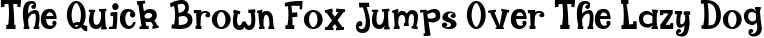 Lolly Gosh preview for Lolly Gosh - a goofy slab serif font