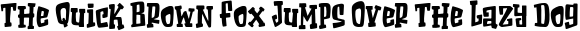 Font preview for Hello Nightmare a Spooky Font