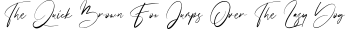 Hignatures Alt preview for Hignatures Signature Brush Font