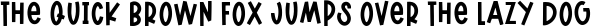 Font preview for PEACH CAKES Bold Sans Font