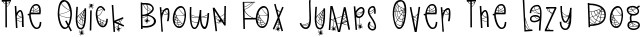 Font preview for PN Spider Spittle