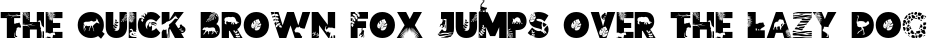 Safari Silhouette Font preview for Safari Silhouette Font