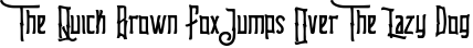 Font preview for Mishall